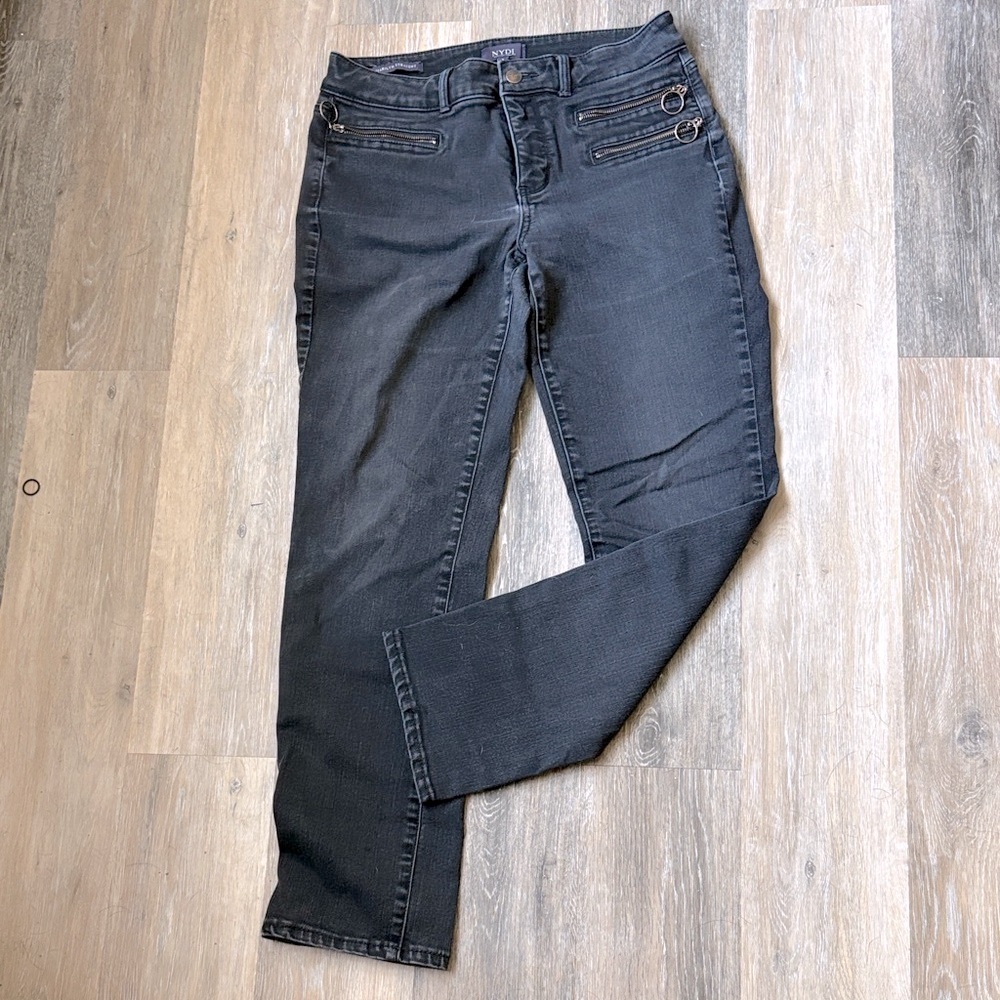 NYDJ Women's black Marilyn Jeans
